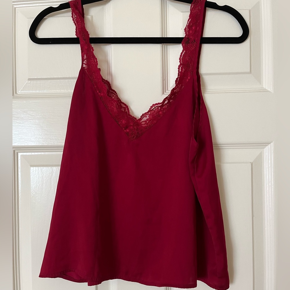 Forever 21 Red Lace Top